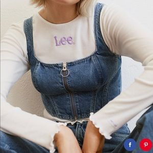 Lee Jeans and H&M Collaboration - denim bustier